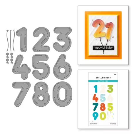 Spellbinders Vágósablon Birthday Balloons Cutting Dies (1 csomag)