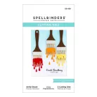 Spellbinders Vágósablon Artful Brush Cutting Dies (1 csomag)