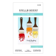   Spellbinders Vágósablon Artful Brush Cutting Dies (1 csomag)
