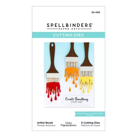 Spellbinders Vágósablon Artful Brush Cutting Dies (1 csomag)