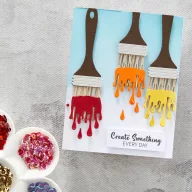   Spellbinders Vágósablon Artful Brush Cutting Dies (1 csomag)