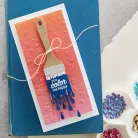 Spellbinders Vágósablon Artful Brush Cutting Dies (1 csomag)