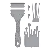   Spellbinders Vágósablon Artful Brush Cutting Dies (1 csomag)