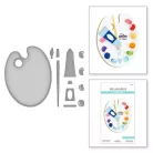 Spellbinders Vágósablon Painter's Palette Cutting Dies (1 csomag)