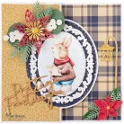 Marianne Design Kivágóív A4 - Merry Christmas - Cutting Sheet (1 ív)