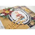 Marianne Design Kivágóív A4 - Merry Christmas - Cutting Sheet (1 ív)