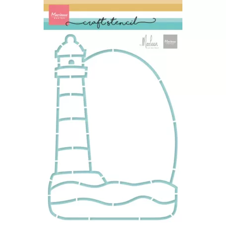 Marianne Design Stencil - Lighthouse by Marleen - Craft Stencils (1 db)