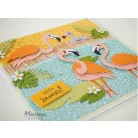 Marianne Design Vágósablon - Eline's Flamingo family - Collectable (1 csomag)