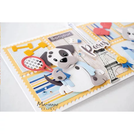 Marianne Design Vágósablon - Sport Accessories by Marleen - Collectable (1 csomag)