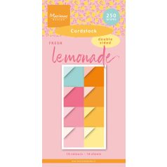   Marianne Design Pretty Papers Bloc Papírkészlet Fresh Lemonade - Cardstock 15x30cm 16 ív