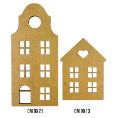 Stamperia Houses MDF alap Crafty Shapes MDF BLANKS (1 db)