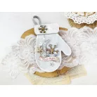 Stamperia Gloves and Snowflakes MDF alap Crafty Shapes MDF BLANKS (1 db)