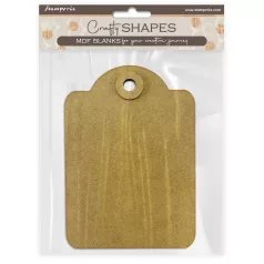   Stamperia Rounded Tag MDF alap Crafty Shapes MDF BLANKS (1 db)