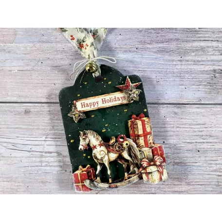 Stamperia Rounded Tag MDF alap Crafty Shapes MDF BLANKS (1 db)