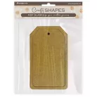 Stamperia Rectangular Tag MDF alap Crafty Shapes MDF BLANKS (1 db)