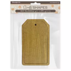   Stamperia Rectangular Tag MDF alap Crafty Shapes MDF BLANKS (1 db)