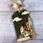 Stamperia Rectangular Tag MDF alap Crafty Shapes MDF BLANKS (1 db)