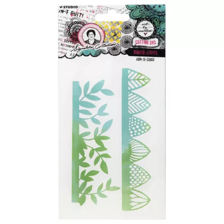 Art by Marlene Border-leaves Vágósablon ABM Cutting Dies 1 csomag