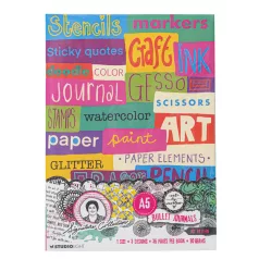 Art by Marlene Pontozott füzet A6 ABM Bullet Journals 3 db