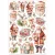 Stamperia All you need for Christmas Rizspapír A4 Classic Christmas Santa Claus Rice Paper (1 ív)