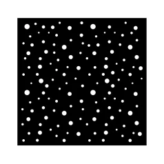   Stamperia All you need for Christmas Vastag stencil 18x18cm Classic Christmas dots pattern Thick Stencil  (1 db)
