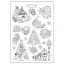 Stamperia Gear up for Christmas Öntőforma A4 Trees and elements Soft Mould (1 db)