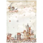 Stamperia Gear up for Christmas Rízspapír készlet A4  Rice Paper Selection (6 ív)