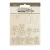 Stamperia Gear up for Christmas Chipboard 14x14 cm For You Decorative Chips (1 ív)