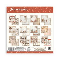   Stamperia Gear up for Christmas Papírkészlet 8" (20 cm)  Paper Pack (10 ív)