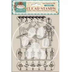   Stamperia The Nutcracker Szilikonbélyegző A5 Ballet and soldiers Clear Stamps (1 csomag)