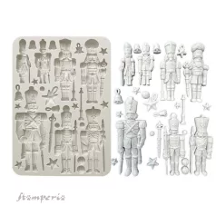   Stamperia The Nutcracker Szilikon öntőforma A5 Soldiers Silicon Mould (1 db)