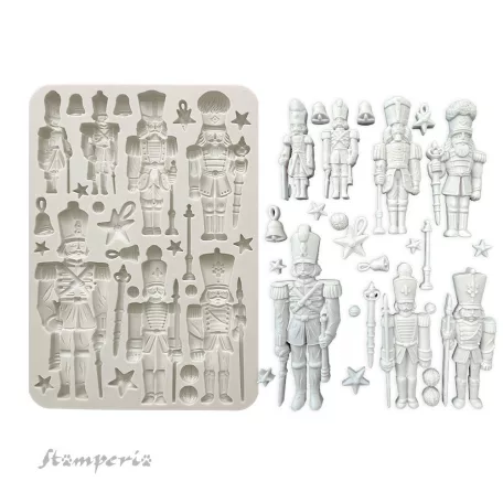 Stamperia The Nutcracker Szilikon öntőforma A5 Soldiers Silicon Mould (1 db)