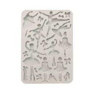   Stamperia The Nutcracker Szilikon öntőforma A5 Ballet Silicon Mould (1 db)