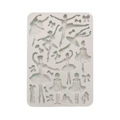   Stamperia The Nutcracker Szilikon öntőforma A5 Ballet Silicon Mould (1 db)