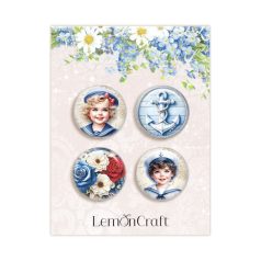   LemonCraft Díszítőelem 2.5 cm - Sea Story - Buttons (1 csomag)