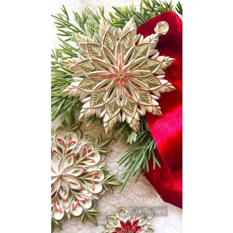 Limited Edition Redesign with Prima Papercraft Charms Öntőforma 5″X10″ Décor Mould (1 db)