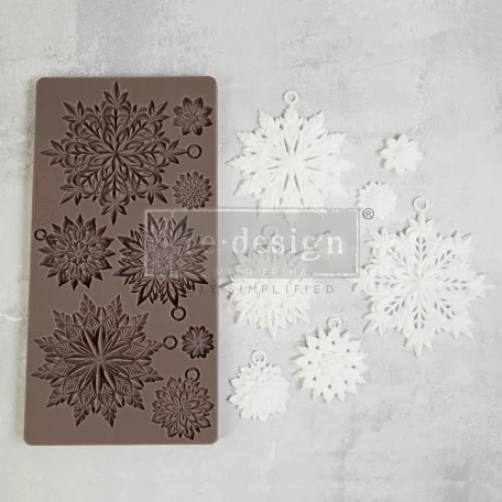Limited Edition Redesign with Prima Papercraft Charms Öntőforma 5″X10″ Décor Mould (1 db)