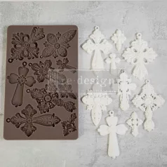   Limited Edition Redesign with Prima Holy Harmony Öntőforma 5″X8″ Décor Mould (1 db)