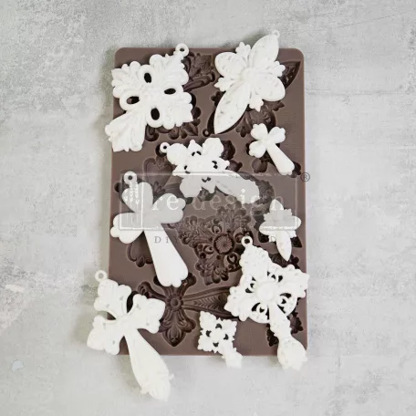 Limited Edition Redesign with Prima Holy Harmony Öntőforma 5″X8″ Décor Mould (1 db)