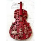 Limited Edition Redesign with Prima Nutcracker Party Öntőforma 5″X8″ Décor Mould (1 db)