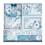 Ciao Bella Elegance of Blue Scrapbook papírkészlet 8" (20 cm) Paper Pad (12 ív)