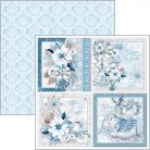 Ciao Bella Elegance of Blue Scrapbook papírkészlet 8" (20 cm) Paper Pad (12 ív)