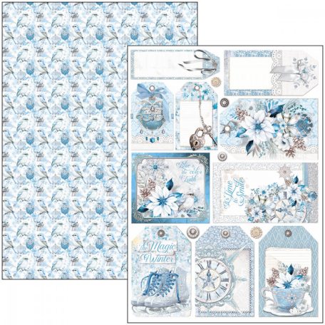 Ciao Bella Elegance of Blue Papírkészlet A4 Creative Pad (9 ív)