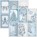 Ciao Bella Elegance of Blue Scrapbook papírkészlet 12" (30 cm) Patterns Pad (8 ív)
