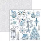 Ciao Bella Elegance of Blue Scrapbook papírkészlet 12" (30 cm) Patterns Pad (8 ív)