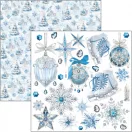 Ciao Bella Elegance of Blue Kivágóív készlet 6" (15 cm) Fussy Cut Pad (24 ív)