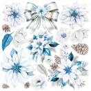 Ciao Bella Elegance of Blue Vellum kivágóív készlet 6" (15 cm) Vellum Fussy Cut (6 ív)