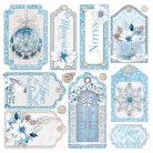 Ciao Bella Elegance of Blue Vellum kivágóív készlet 6" (15 cm) Vellum Fussy Cut (6 ív)