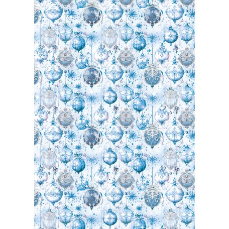 Ciao Bella Elegance of Blue Vellum papírkészlet A4 Vellum Paper Patterns (6 ív)