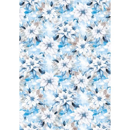 Ciao Bella Elegance of Blue Vellum papírkészlet A4 Vellum Paper Patterns (6 ív)